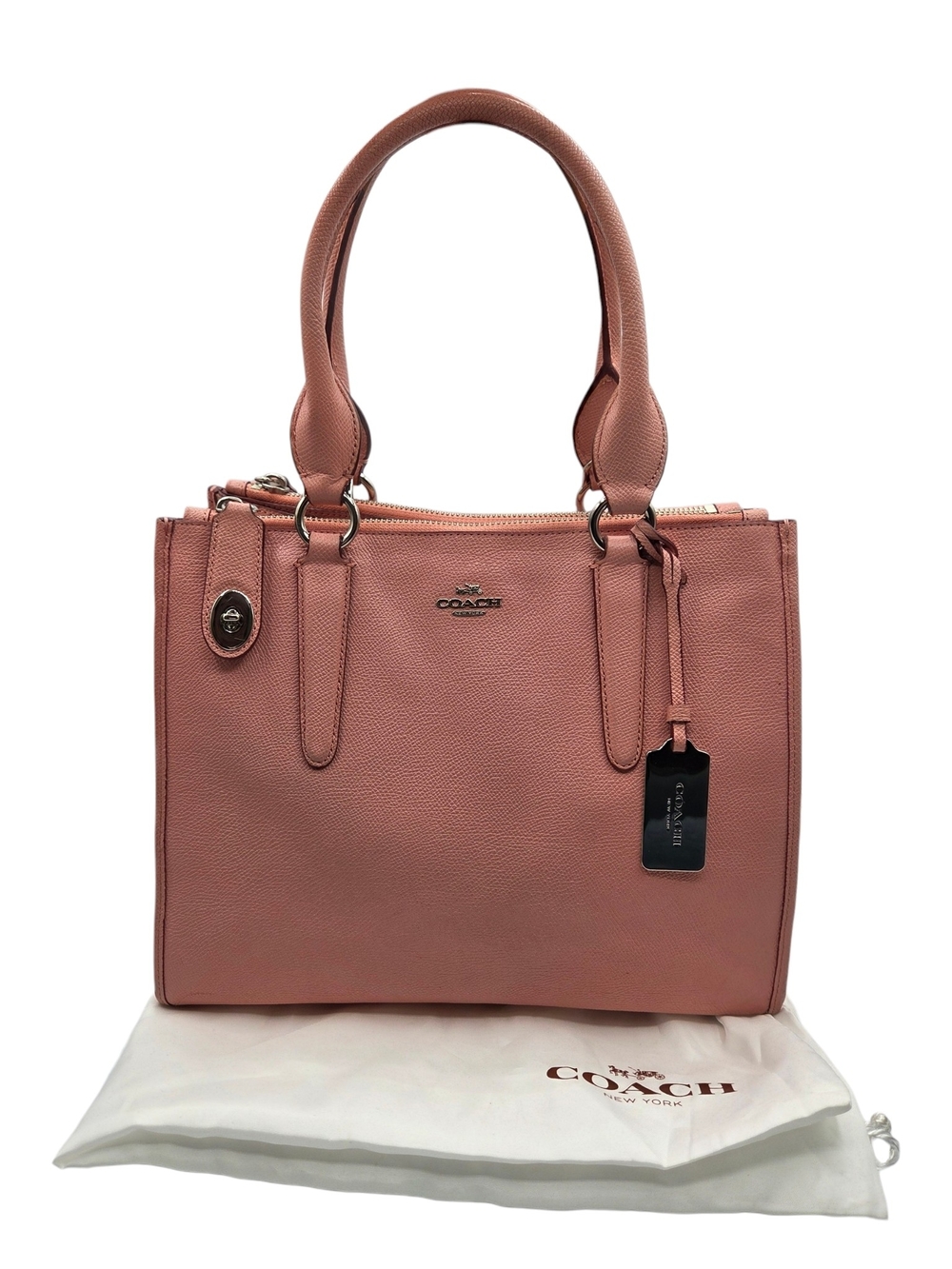 Coach Pebbled Leather Bucket Bag